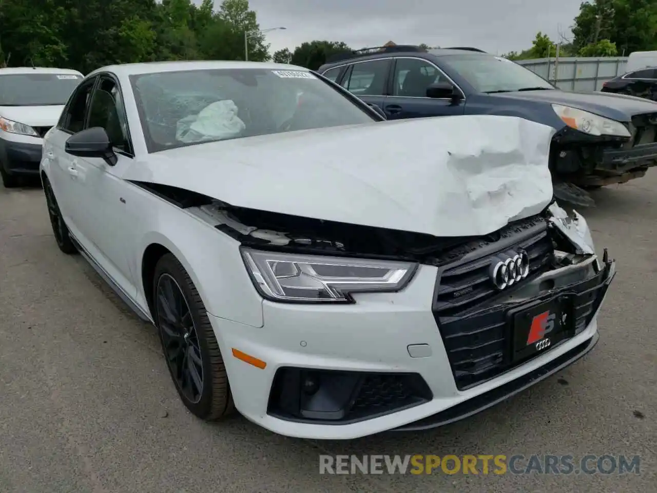 1 Photograph of a damaged car WAUENAF42KA005959 AUDI A4 2019