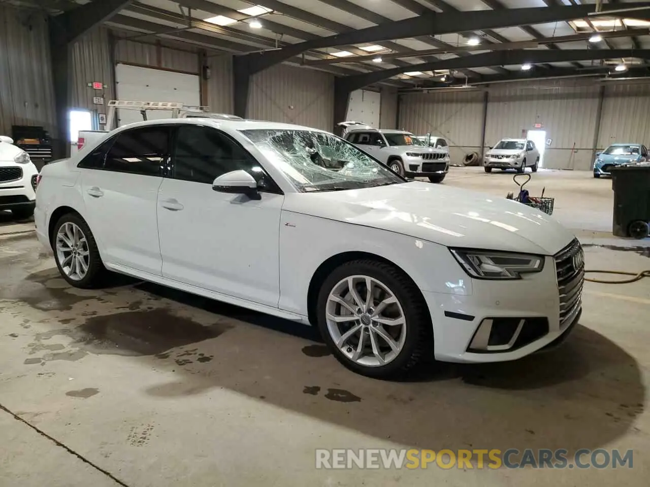 4 Photograph of a damaged car WAUENAF42KA014130 AUDI A4 2019