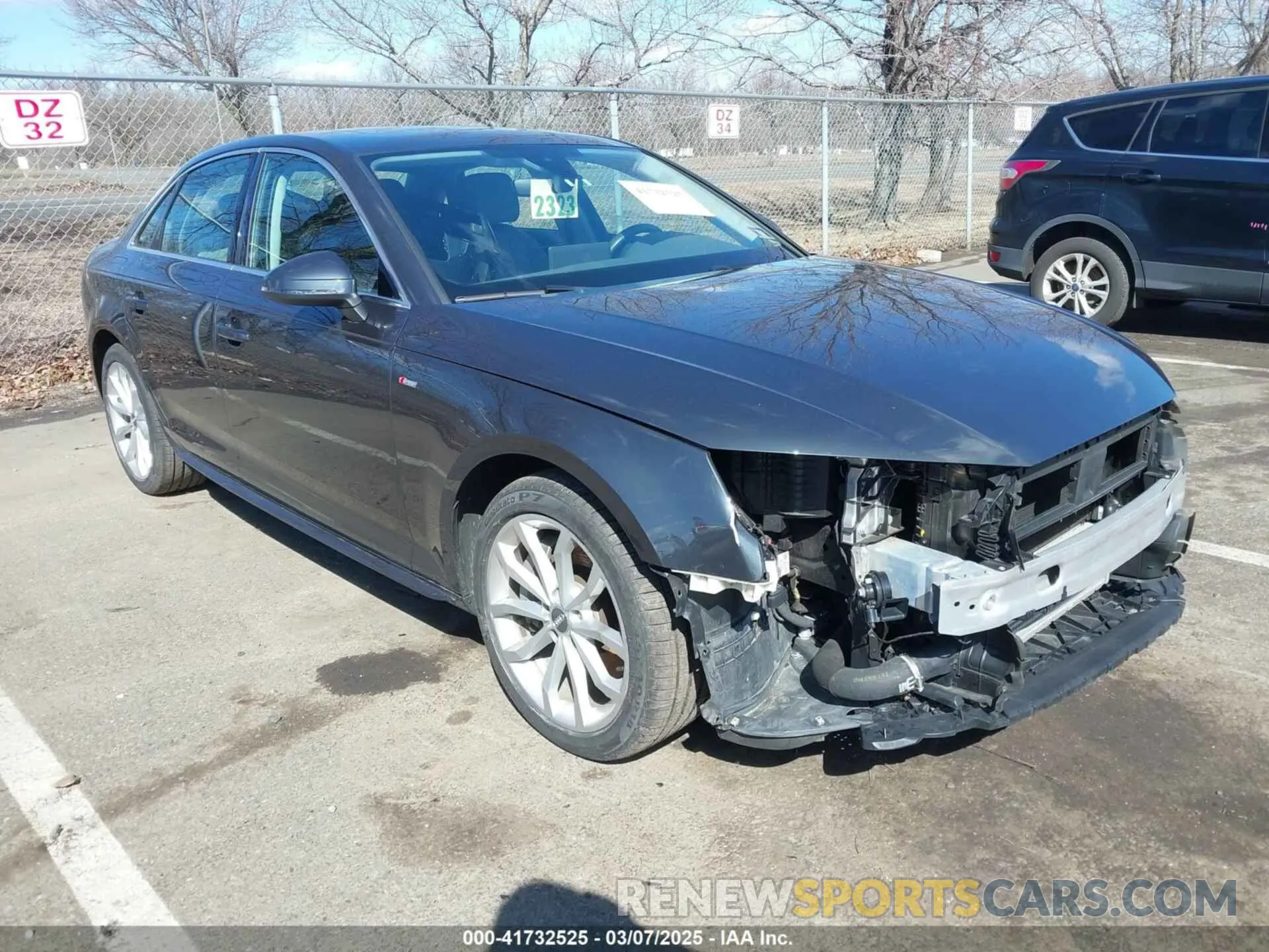 1 Photograph of a damaged car WAUENAF42KA026858 AUDI A4 2019