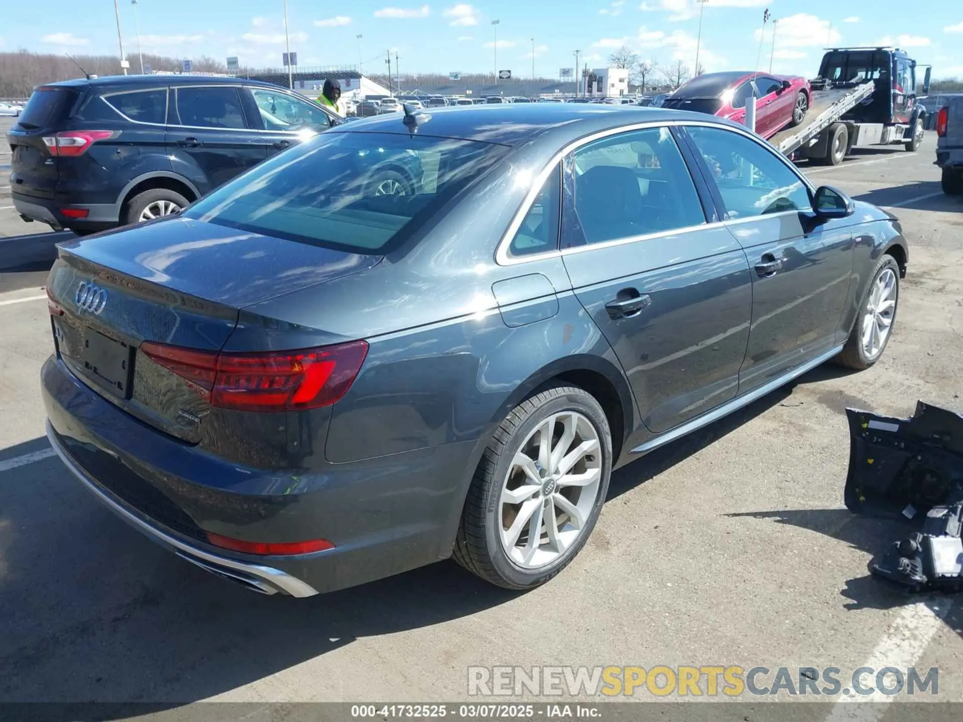 4 Photograph of a damaged car WAUENAF42KA026858 AUDI A4 2019