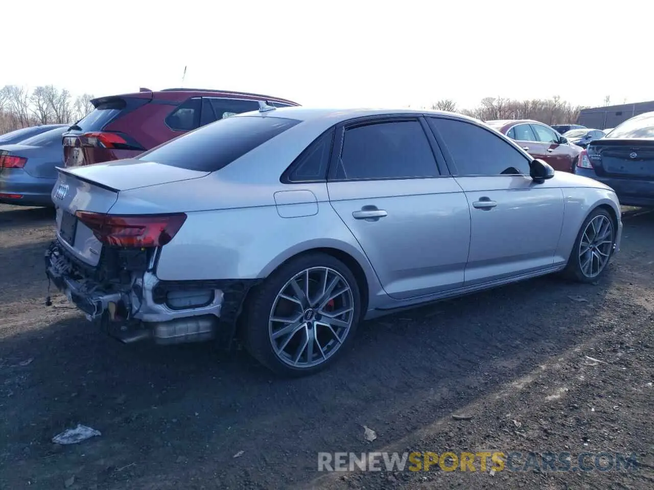 3 Photograph of a damaged car WAUENAF42KA044955 AUDI A4 2019