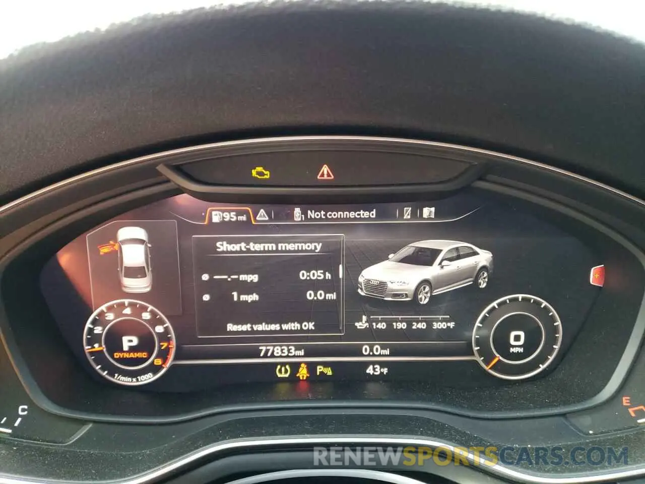 9 Photograph of a damaged car WAUENAF42KA044955 AUDI A4 2019
