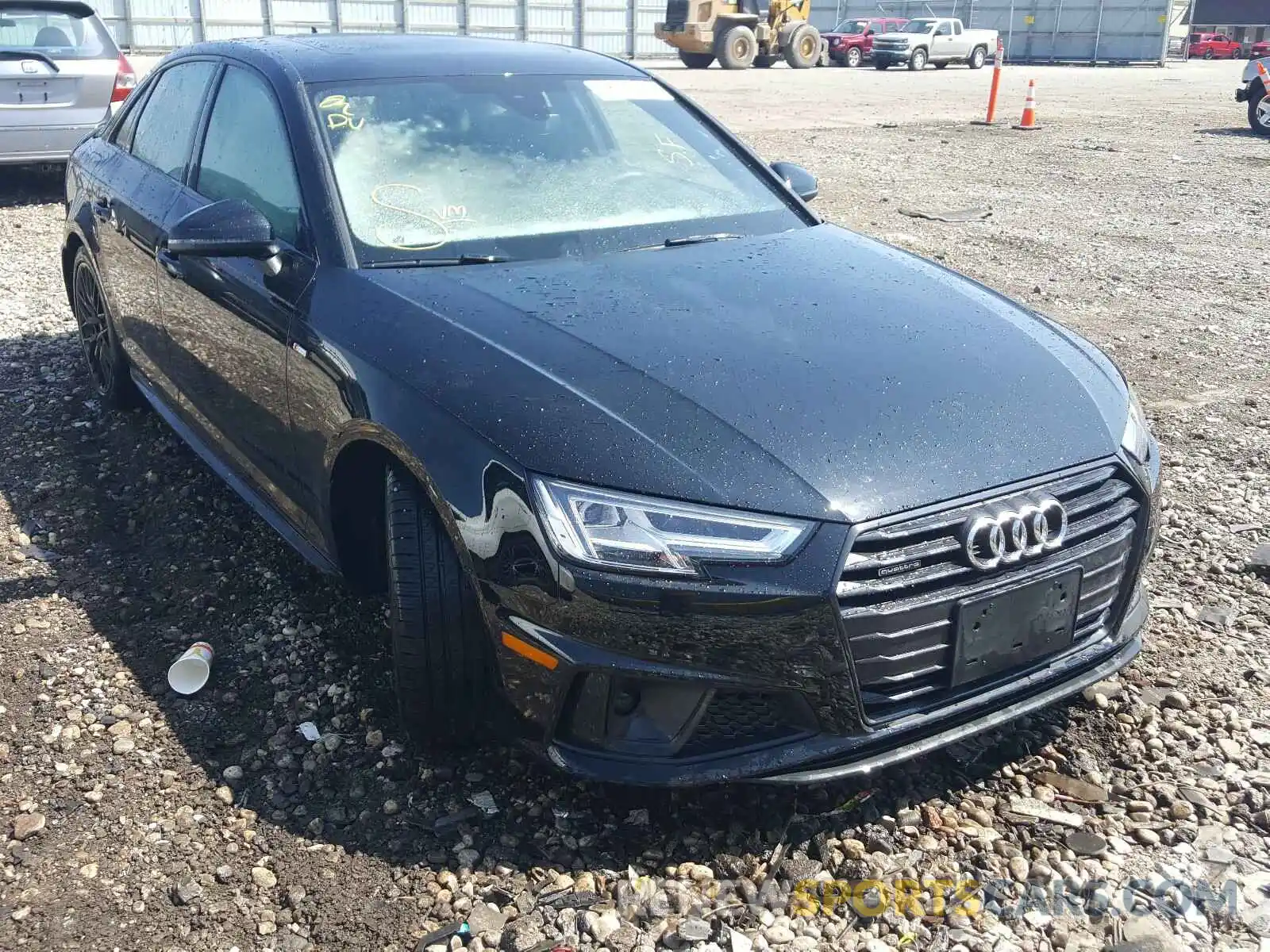 1 Photograph of a damaged car WAUENAF42KA075803 AUDI A4 2019