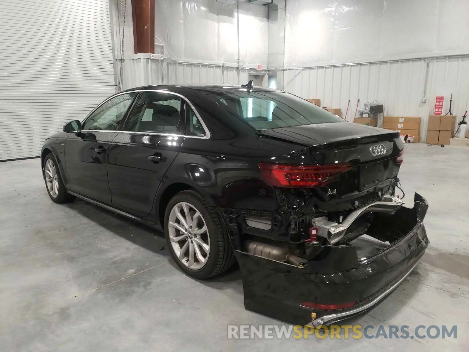 3 Photograph of a damaged car WAUENAF43KN019376 AUDI A4 2019