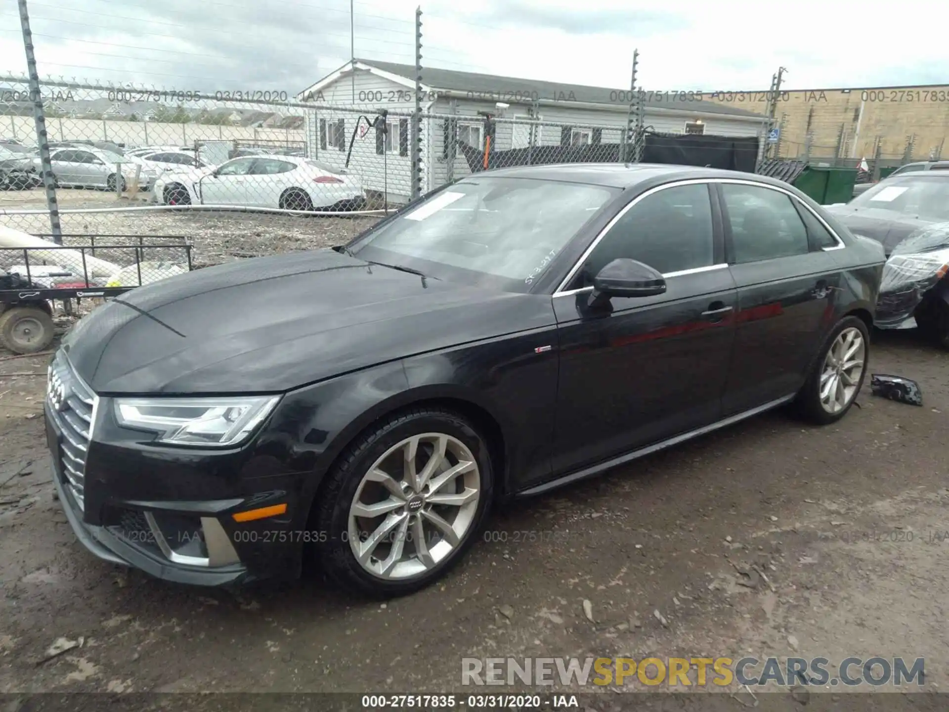 2 Photograph of a damaged car WAUENAF44KA008006 AUDI A4 2019