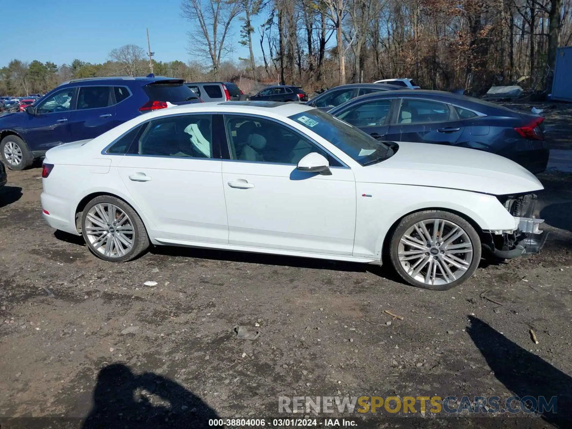 13 Photograph of a damaged car WAUENAF44KA070084 AUDI A4 2019