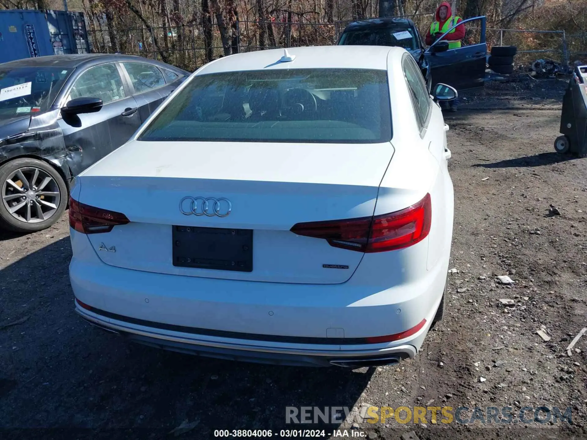 16 Photograph of a damaged car WAUENAF44KA070084 AUDI A4 2019