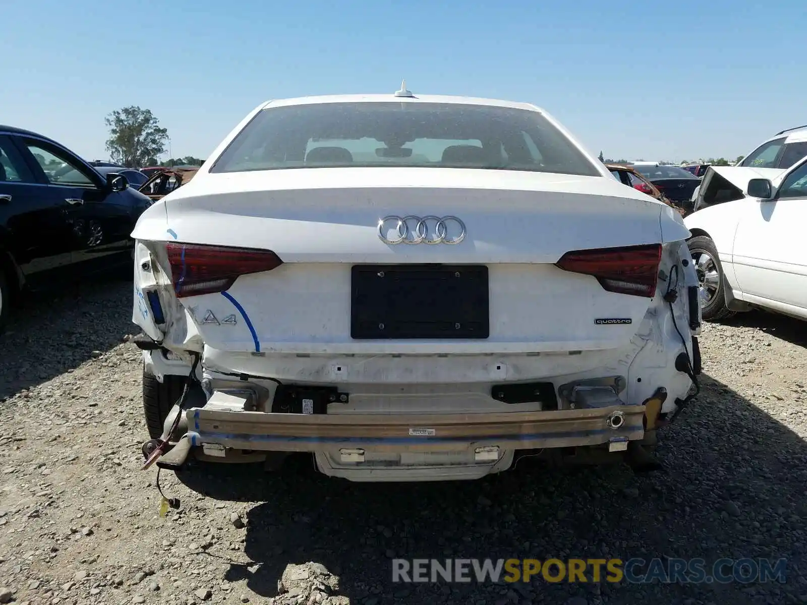 9 Photograph of a damaged car WAUENAF44KN001890 AUDI A4 2019