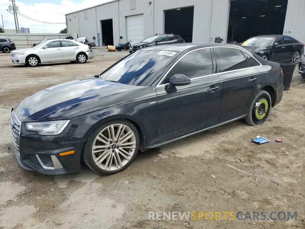 1 Photograph of a damaged car WAUENAF44KN006569 AUDI A4 2019