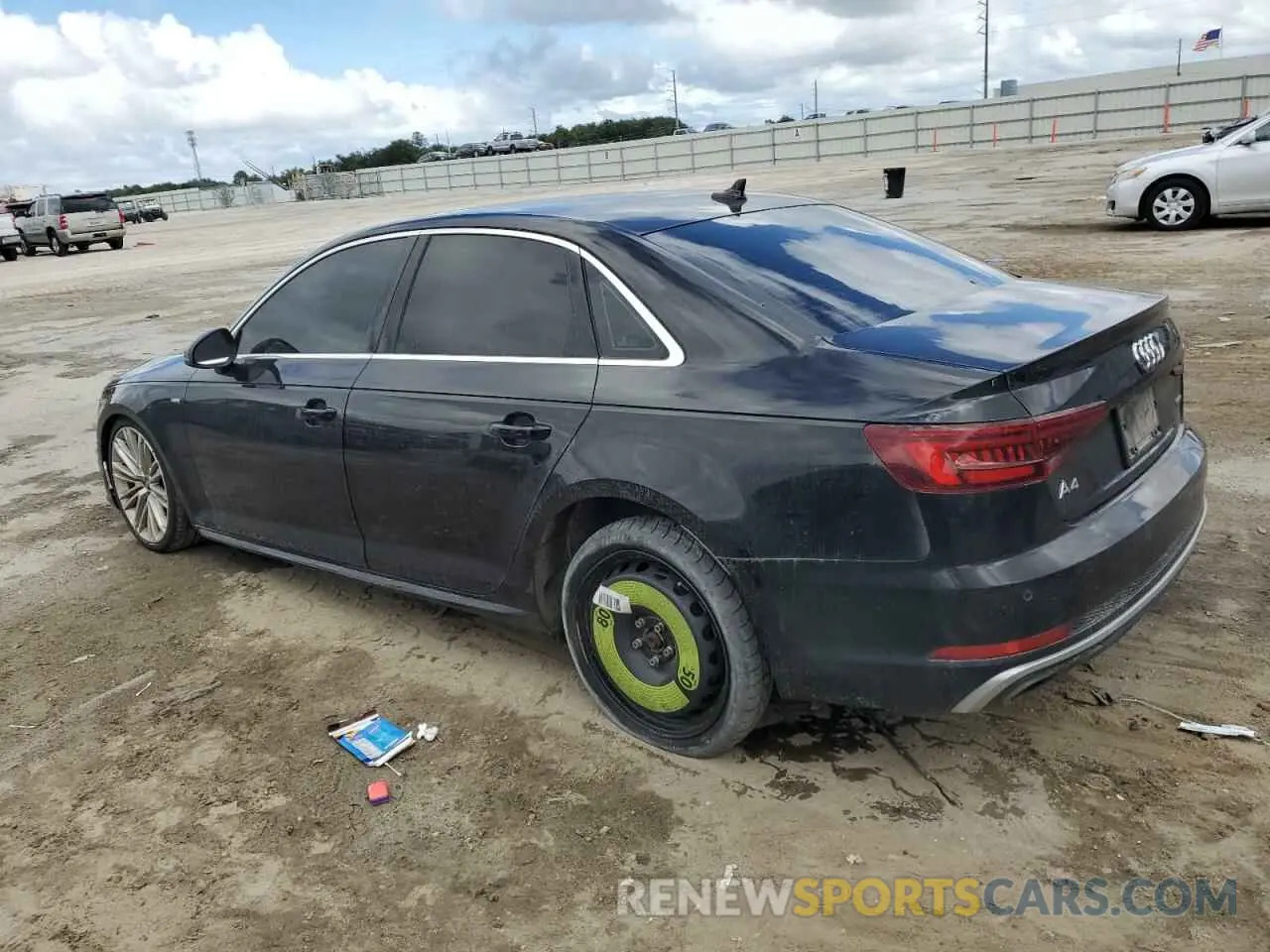 2 Photograph of a damaged car WAUENAF44KN006569 AUDI A4 2019