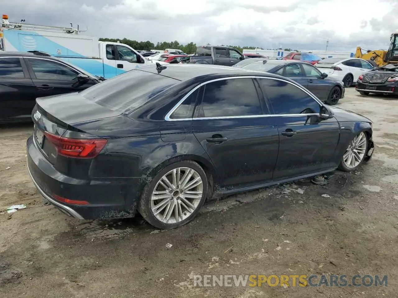 3 Photograph of a damaged car WAUENAF44KN006569 AUDI A4 2019