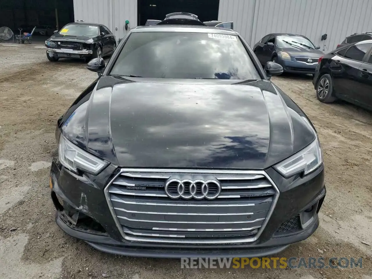 5 Photograph of a damaged car WAUENAF44KN006569 AUDI A4 2019