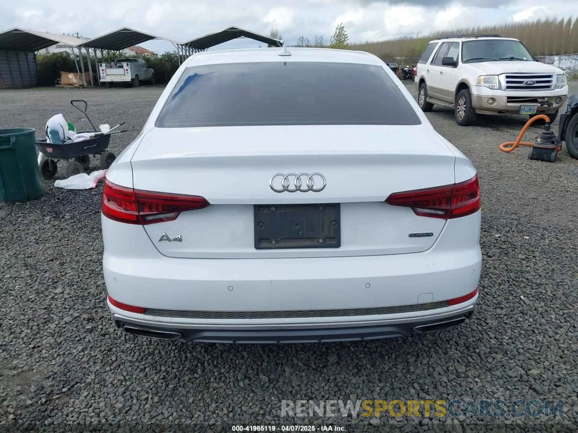 16 Photograph of a damaged car WAUENAF44KN013764 AUDI A4 2019