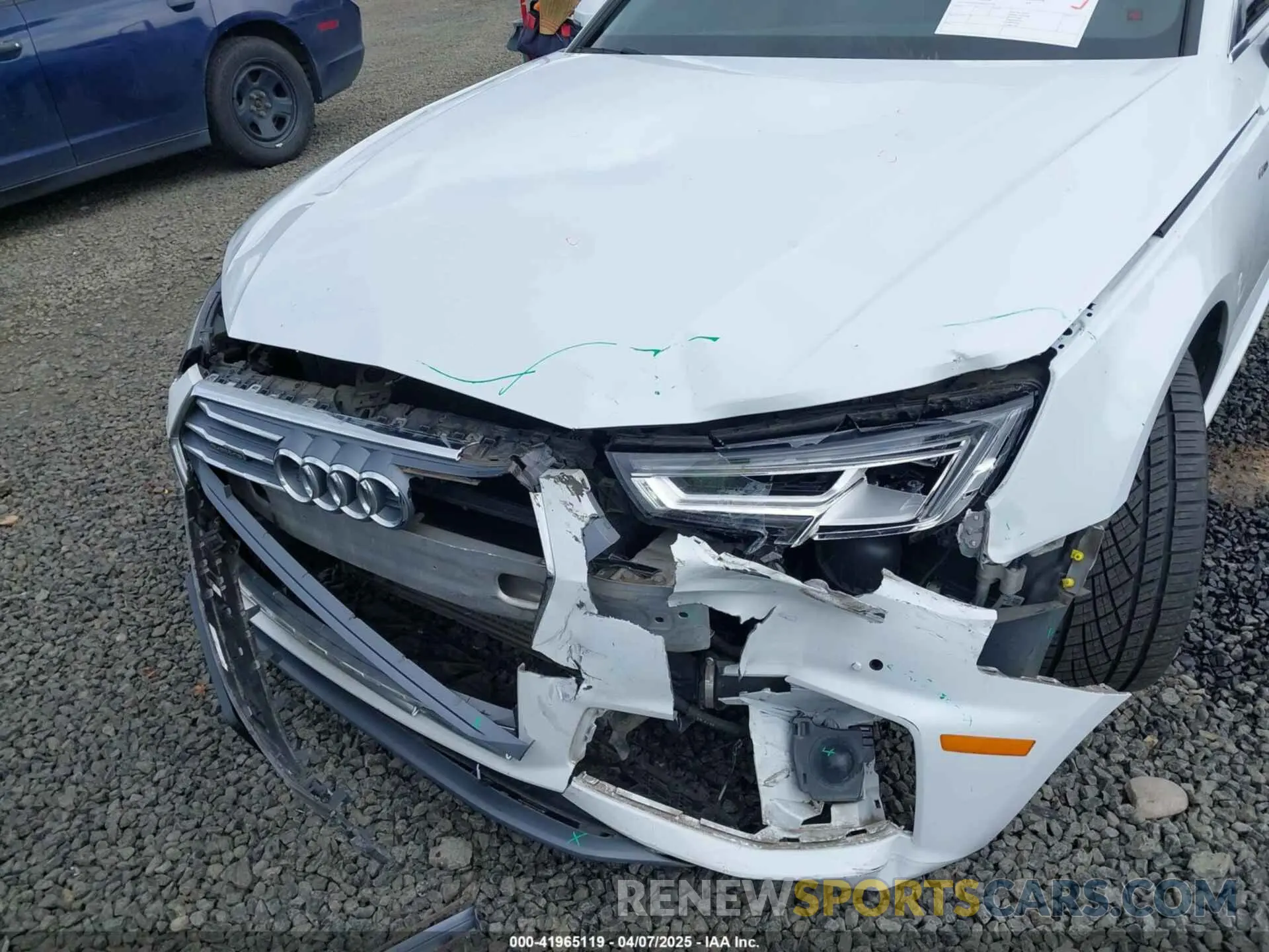 6 Photograph of a damaged car WAUENAF44KN013764 AUDI A4 2019