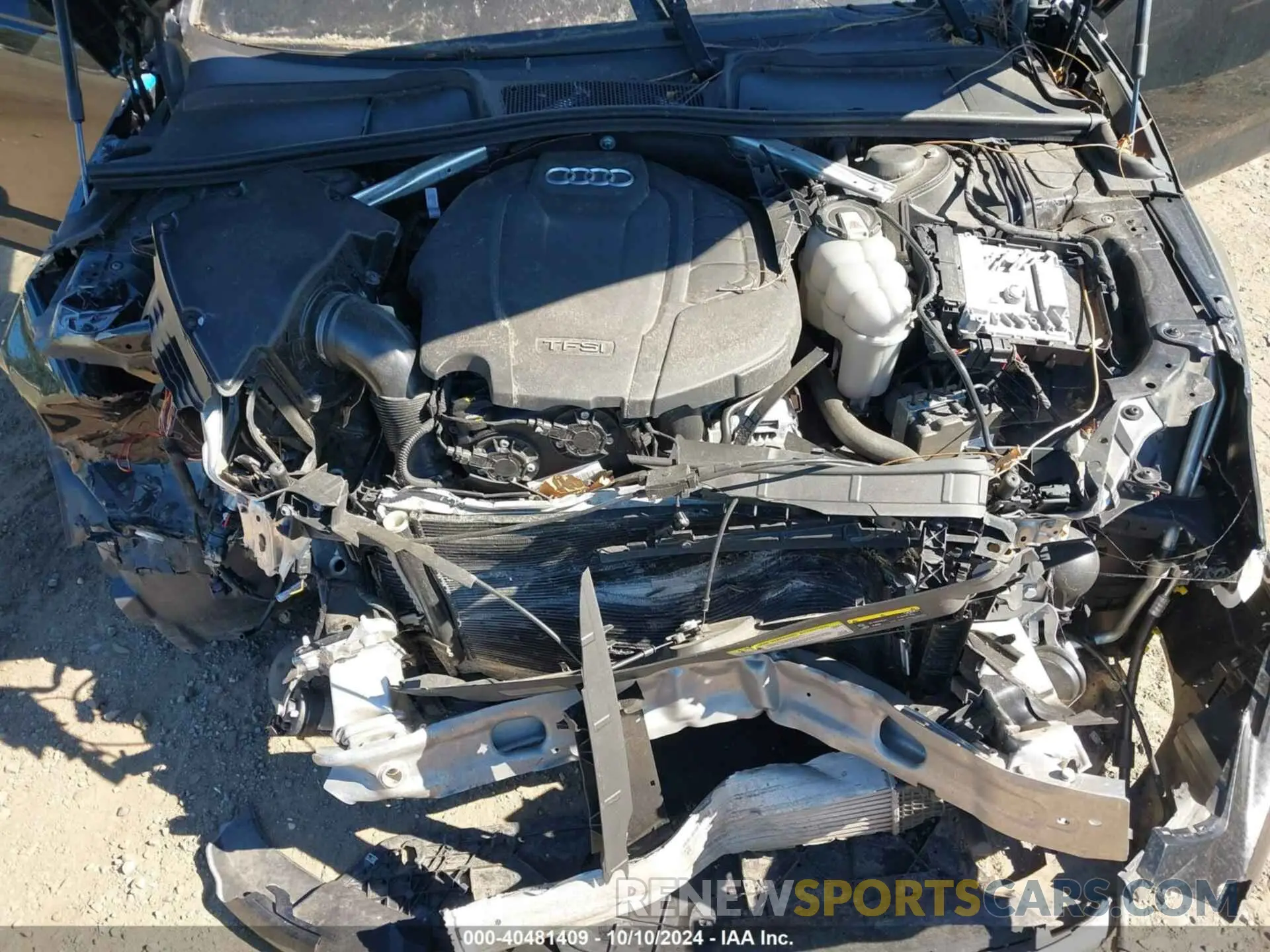 10 Photograph of a damaged car WAUENAF44KN016048 AUDI A4 2019