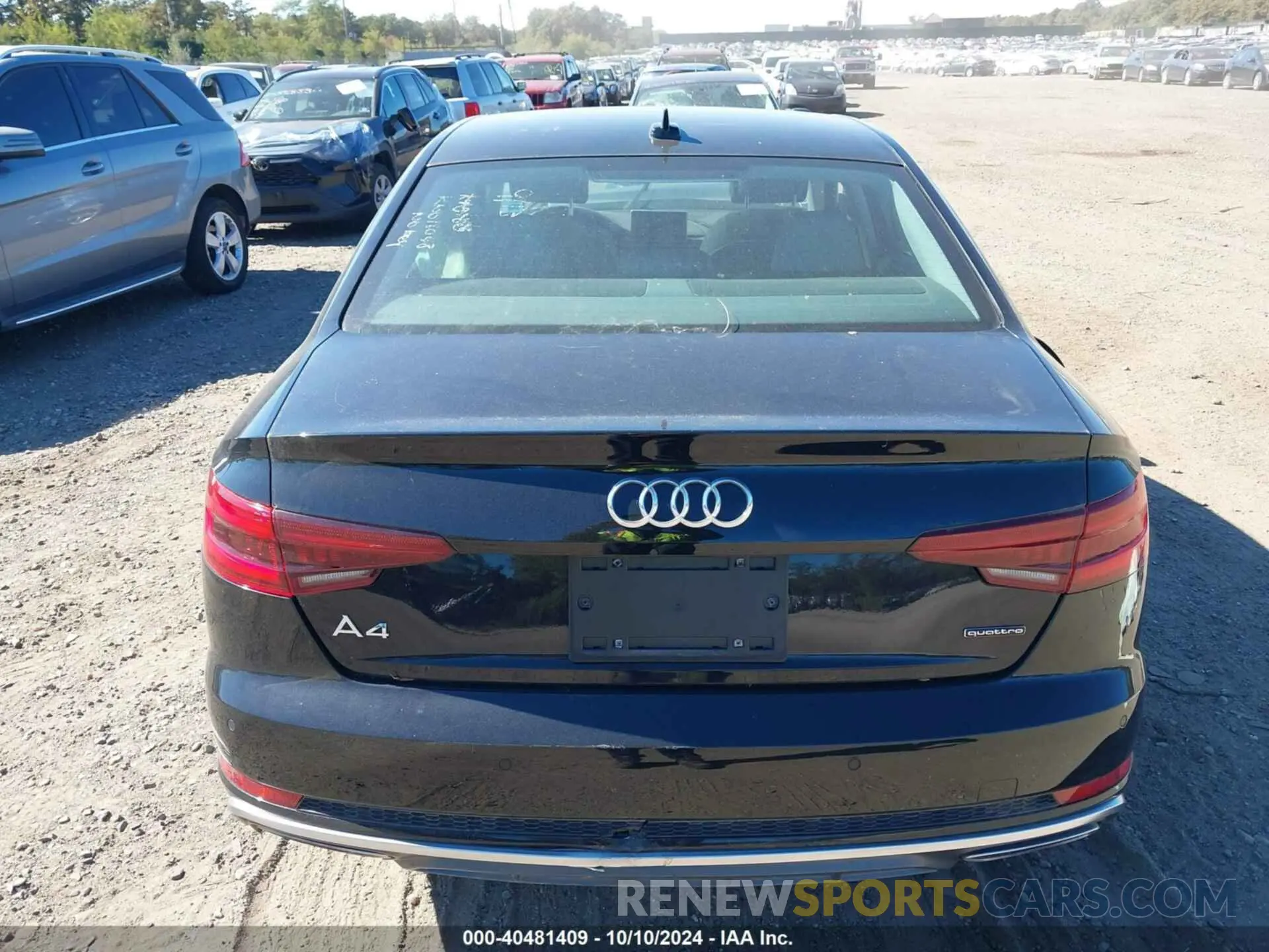 15 Photograph of a damaged car WAUENAF44KN016048 AUDI A4 2019
