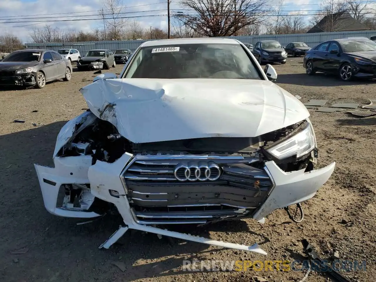 5 Photograph of a damaged car WAUENAF45KA027051 AUDI A4 2019