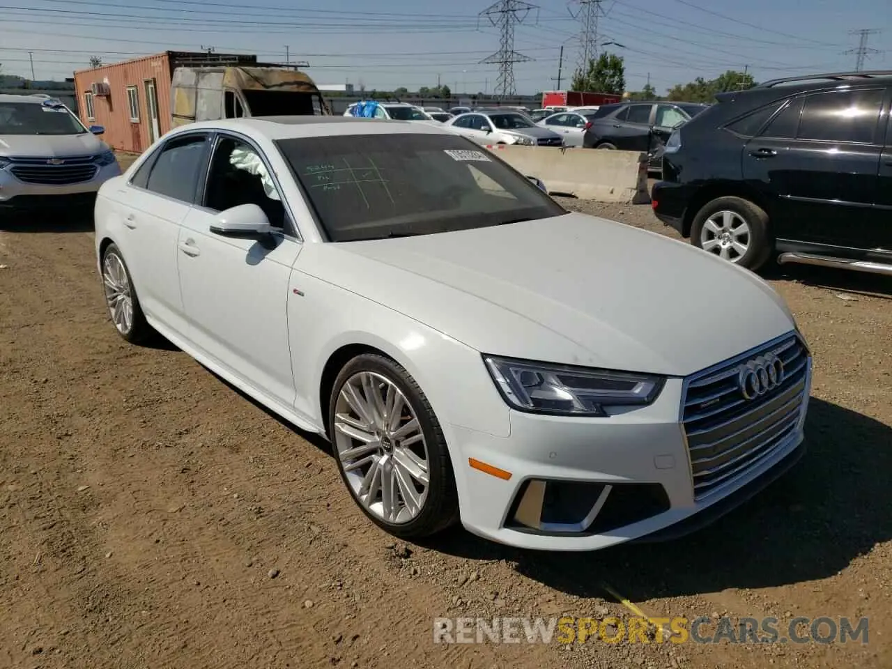 4 Photograph of a damaged car WAUENAF45KA053360 AUDI A4 2019