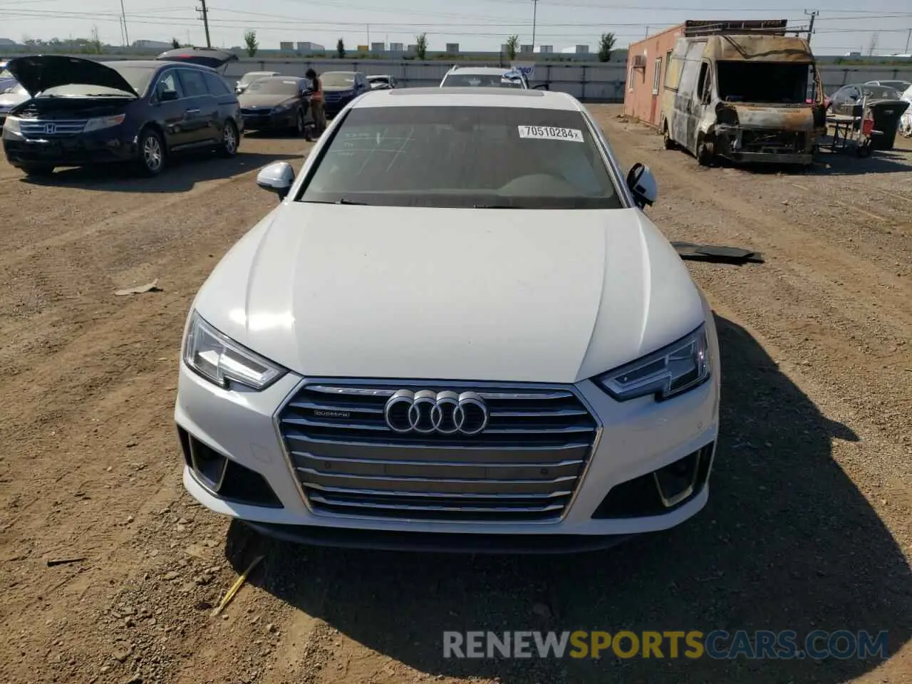 5 Photograph of a damaged car WAUENAF45KA053360 AUDI A4 2019