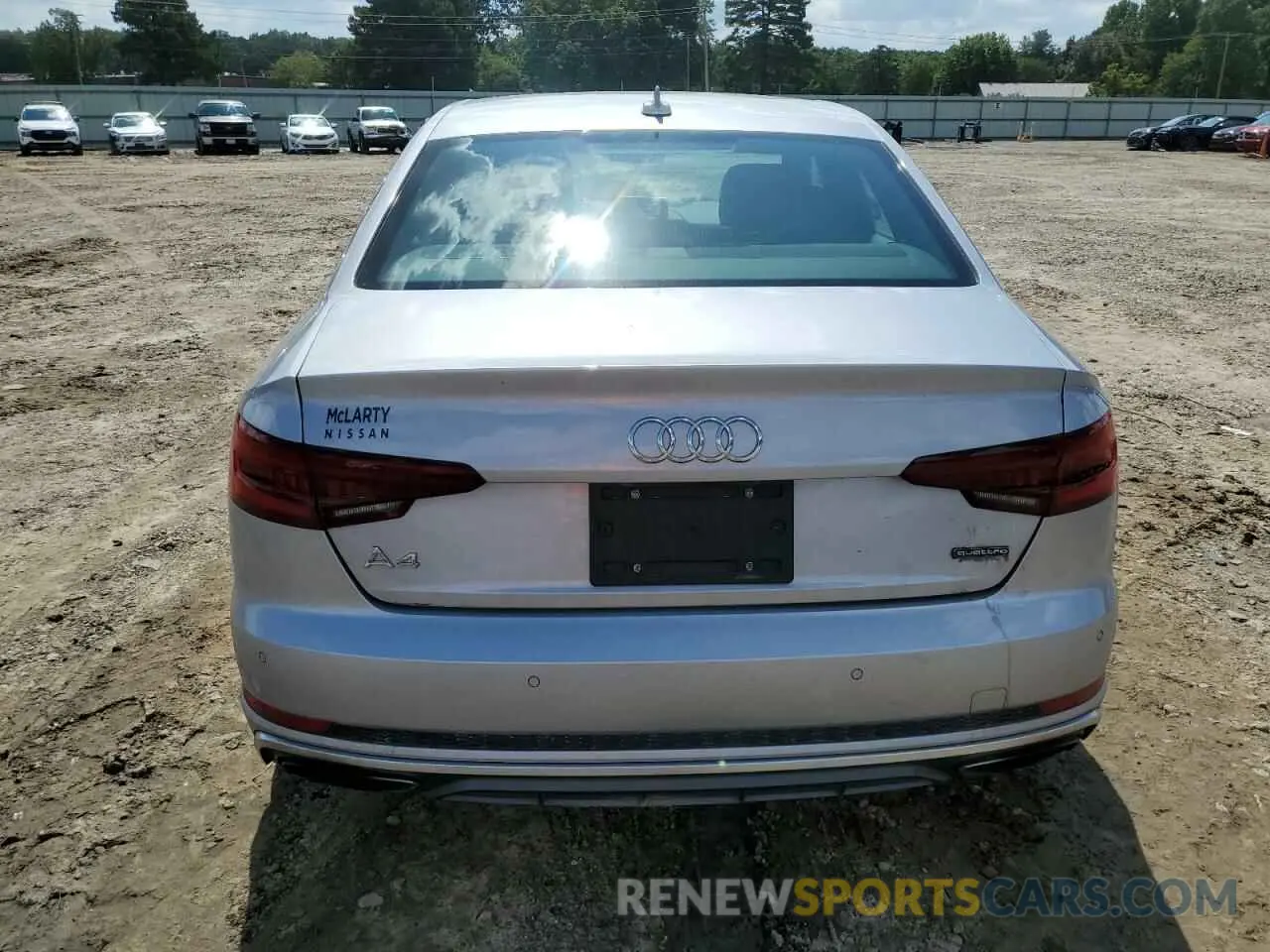 6 Photograph of a damaged car WAUENAF45KA076184 AUDI A4 2019