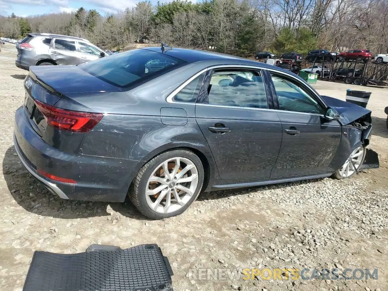 3 Photograph of a damaged car WAUENAF45KN020643 AUDI A4 2019