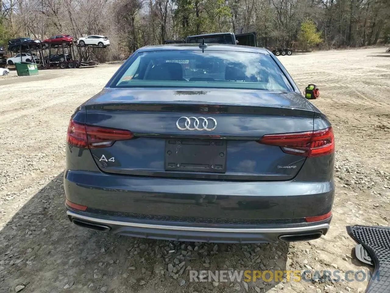 6 Photograph of a damaged car WAUENAF45KN020643 AUDI A4 2019
