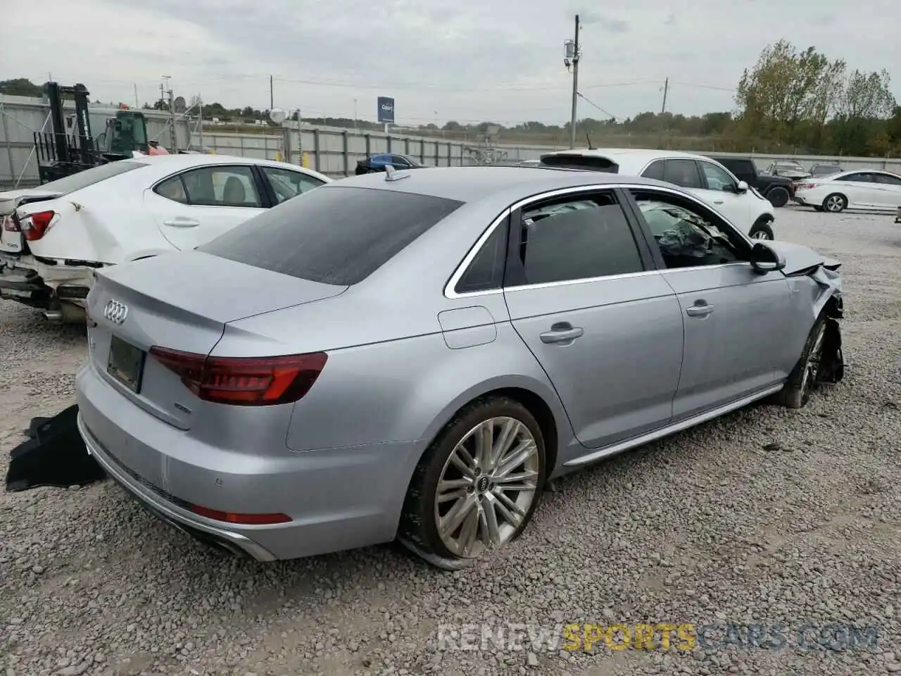 3 Photograph of a damaged car WAUENAF45KN020934 AUDI A4 2019