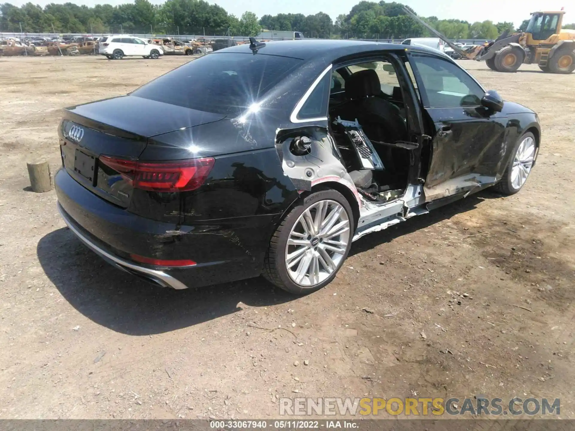 4 Photograph of a damaged car WAUENAF46KA056901 AUDI A4 2019