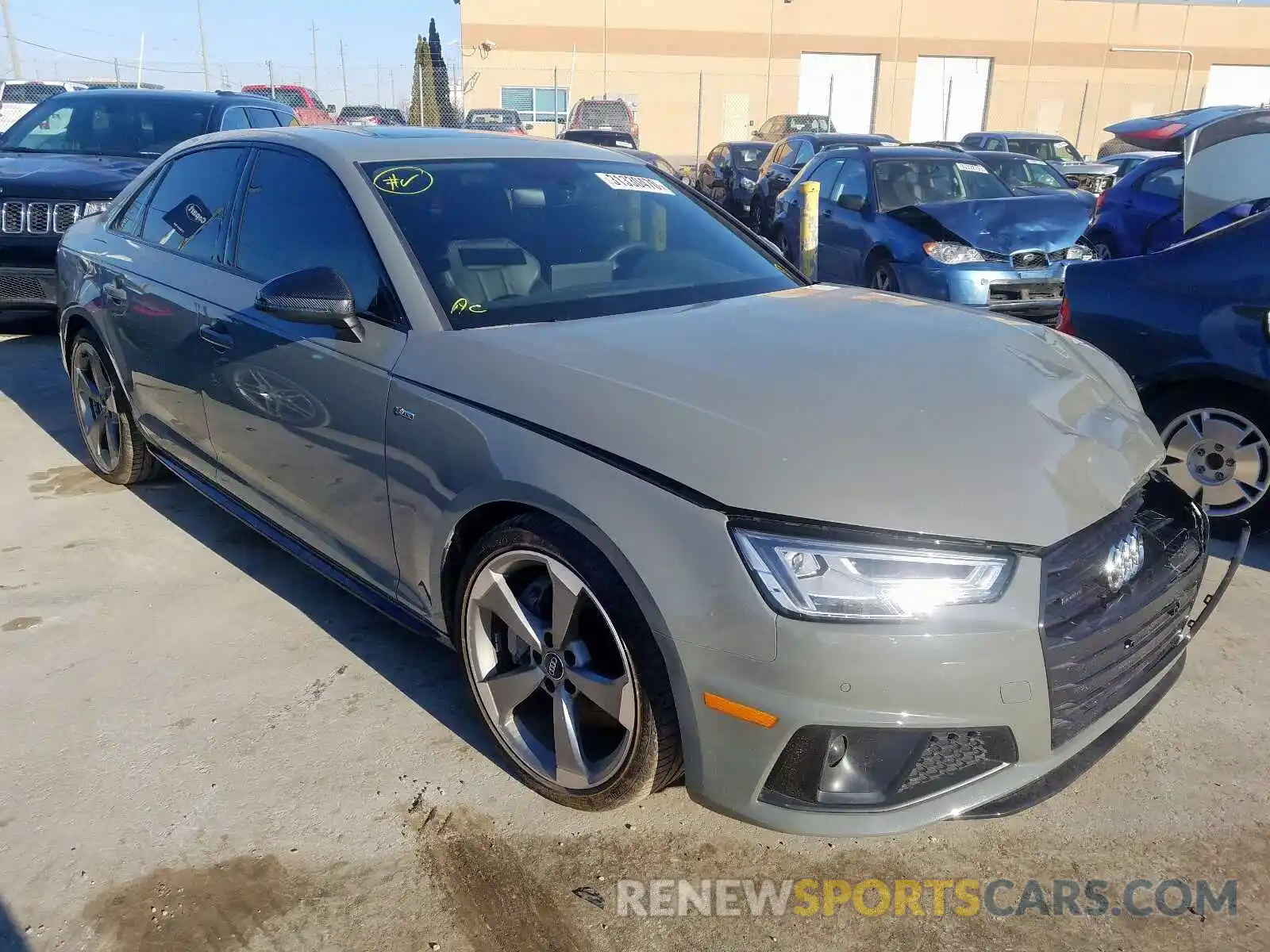 1 Photograph of a damaged car WAUENAF46KN001289 AUDI A4 2019