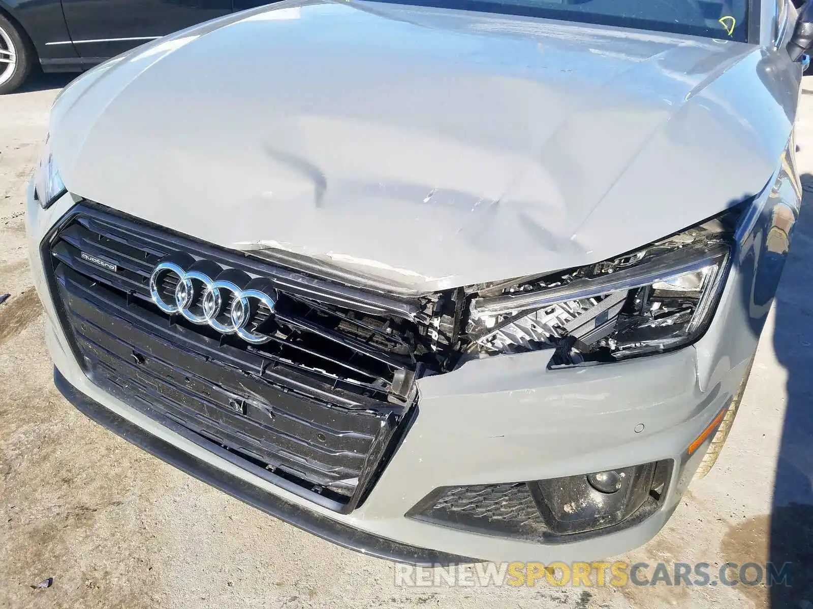 9 Photograph of a damaged car WAUENAF46KN001289 AUDI A4 2019