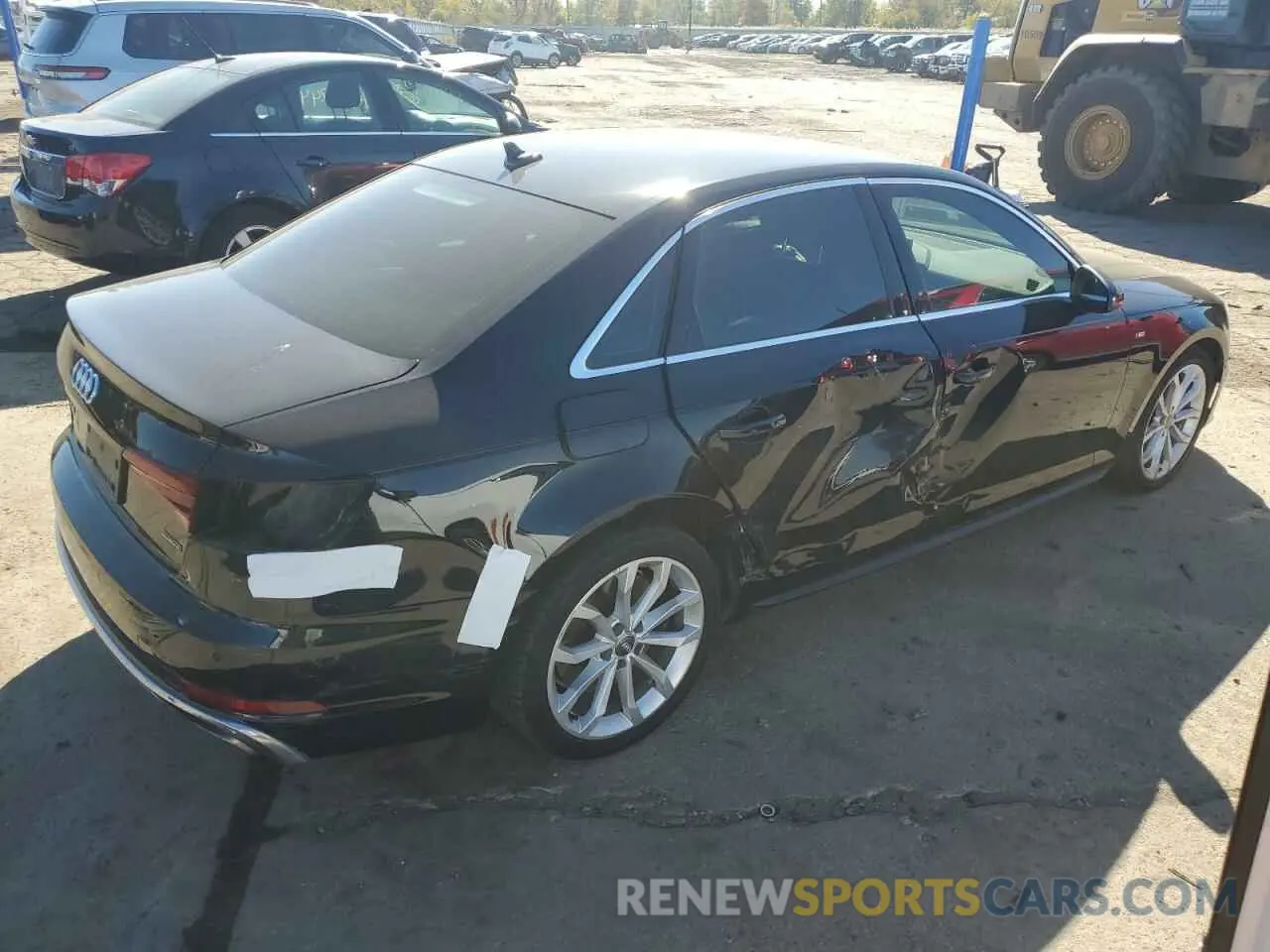 3 Photograph of a damaged car WAUENAF46KN014558 AUDI A4 2019