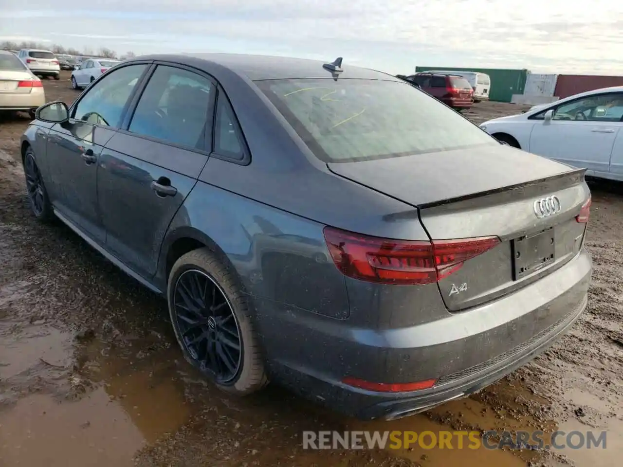 3 Photograph of a damaged car WAUENAF46KN020246 AUDI A4 2019