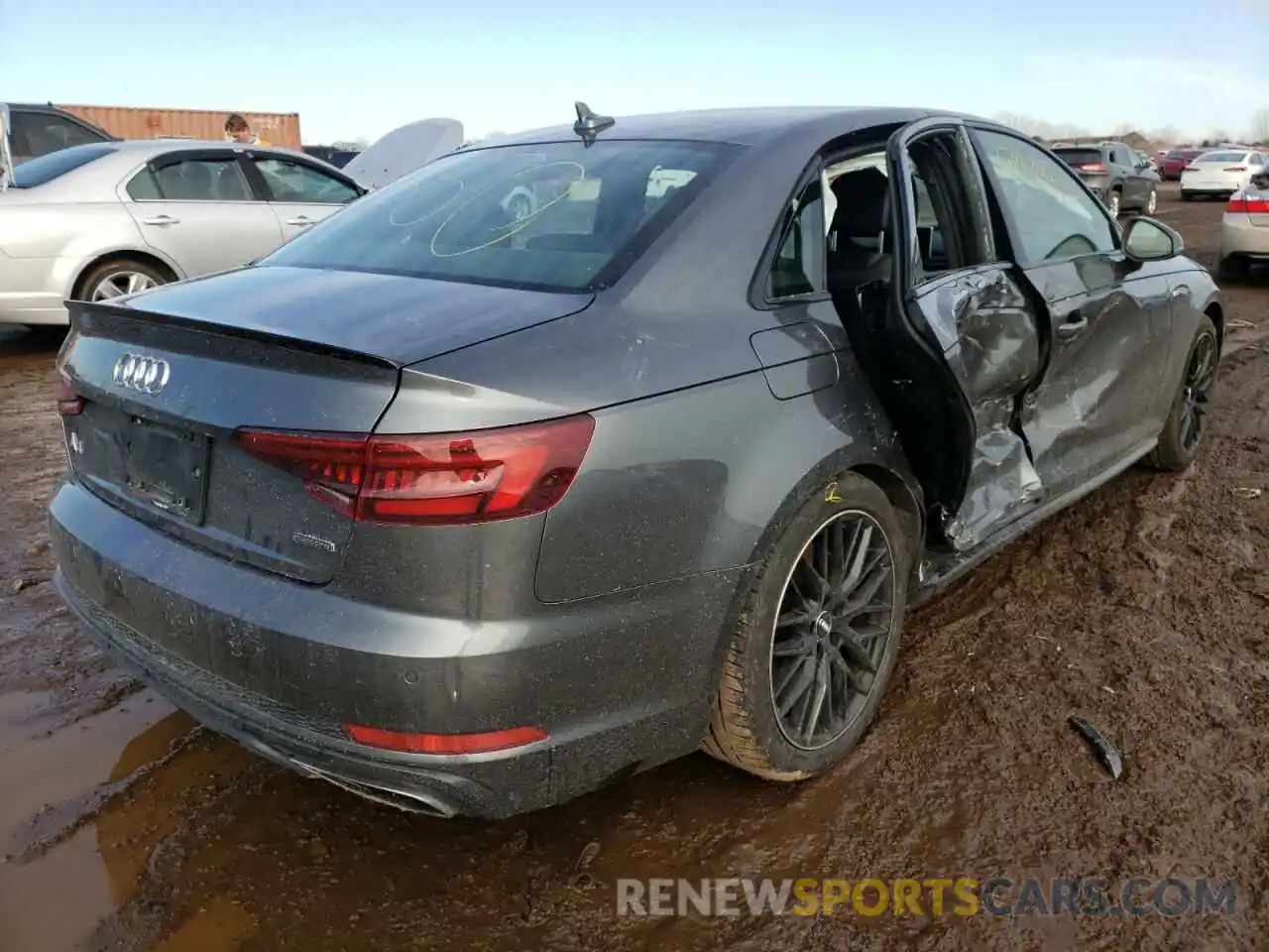 4 Photograph of a damaged car WAUENAF46KN020246 AUDI A4 2019