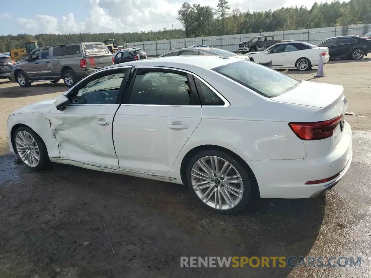 2 Photograph of a damaged car WAUENAF47KA007531 AUDI A4 2019