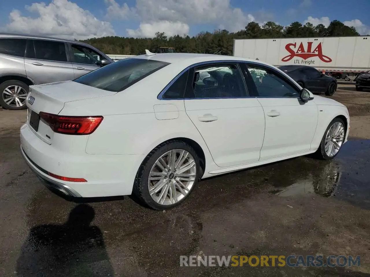 3 Photograph of a damaged car WAUENAF47KA007531 AUDI A4 2019