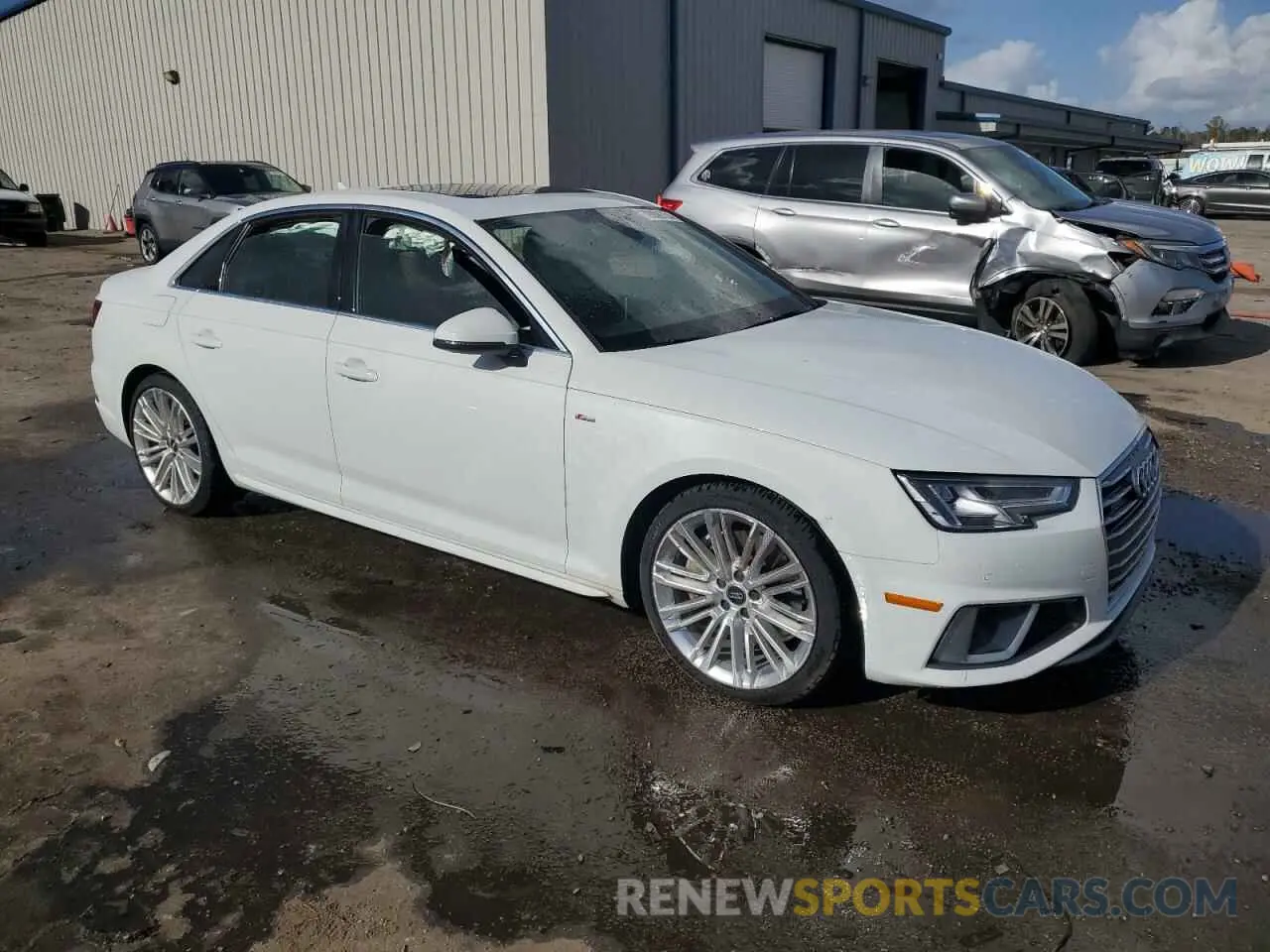 4 Photograph of a damaged car WAUENAF47KA007531 AUDI A4 2019