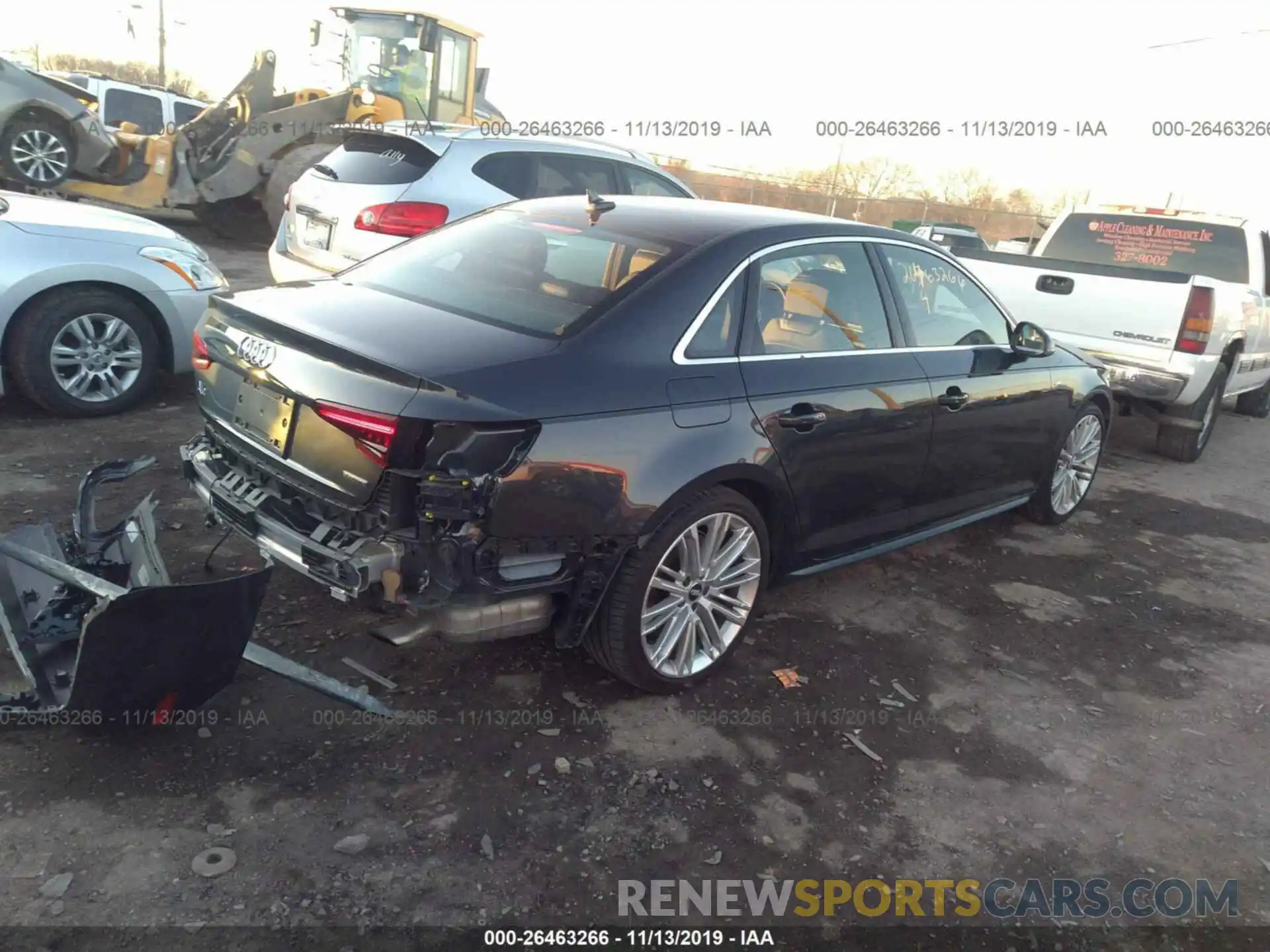 4 Photograph of a damaged car WAUENAF47KA008727 AUDI A4 2019