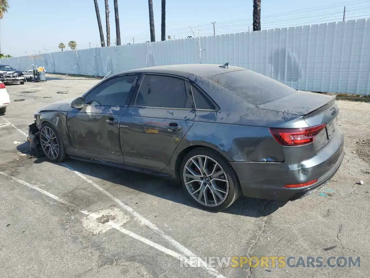 2 Photograph of a damaged car WAUENAF47KA065252 AUDI A4 2019