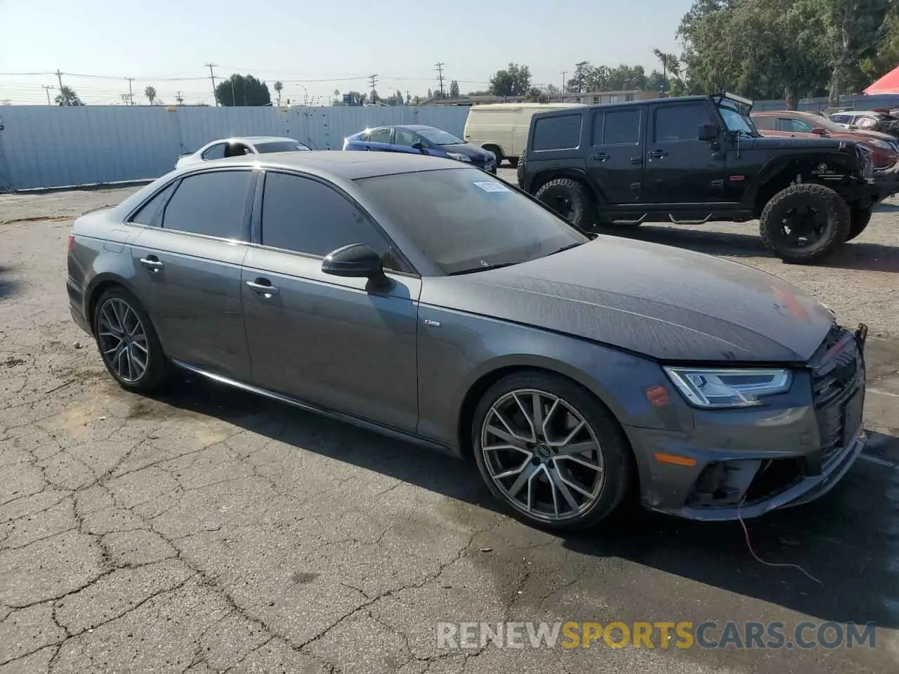 4 Photograph of a damaged car WAUENAF47KA065252 AUDI A4 2019