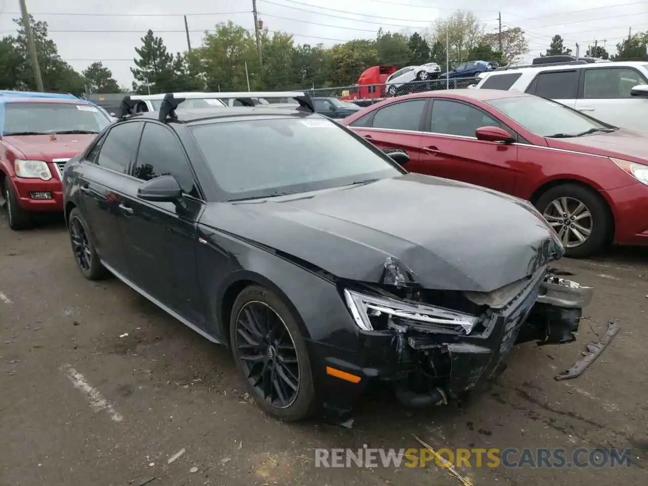 1 Photograph of a damaged car WAUENAF47KA115163 AUDI A4 2019