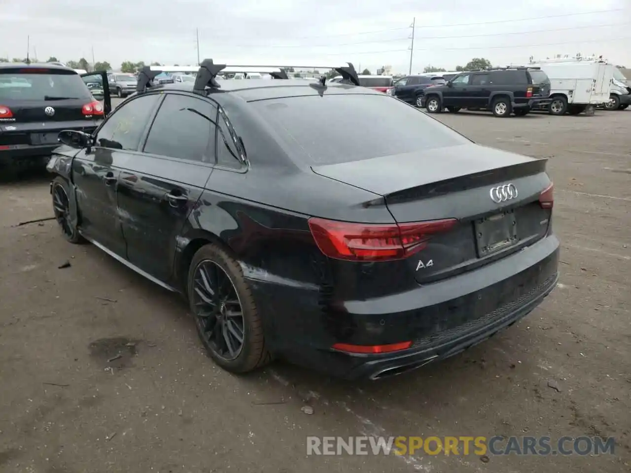 3 Photograph of a damaged car WAUENAF47KA115163 AUDI A4 2019