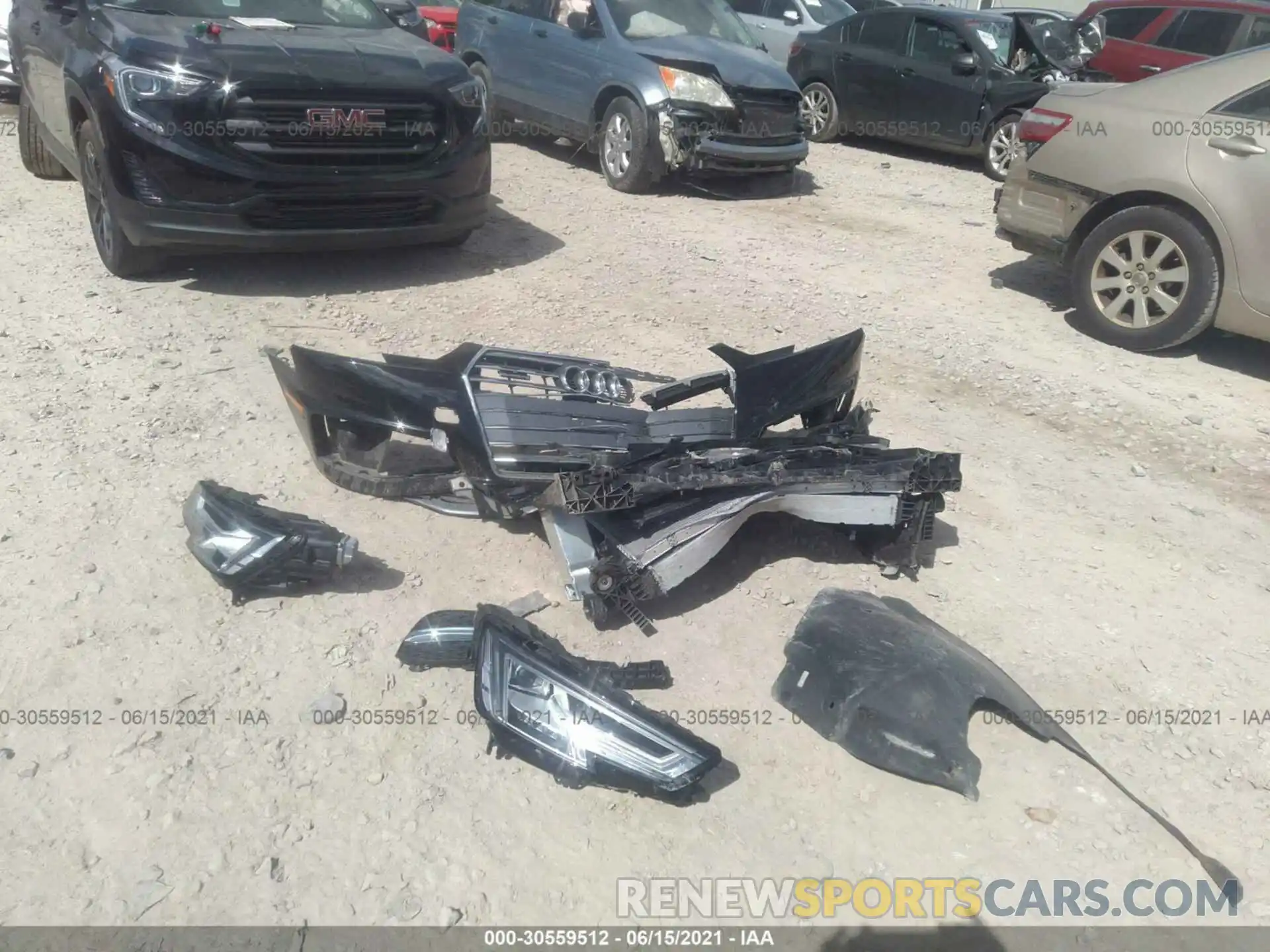 12 Photograph of a damaged car WAUENAF47KA120346 AUDI A4 2019