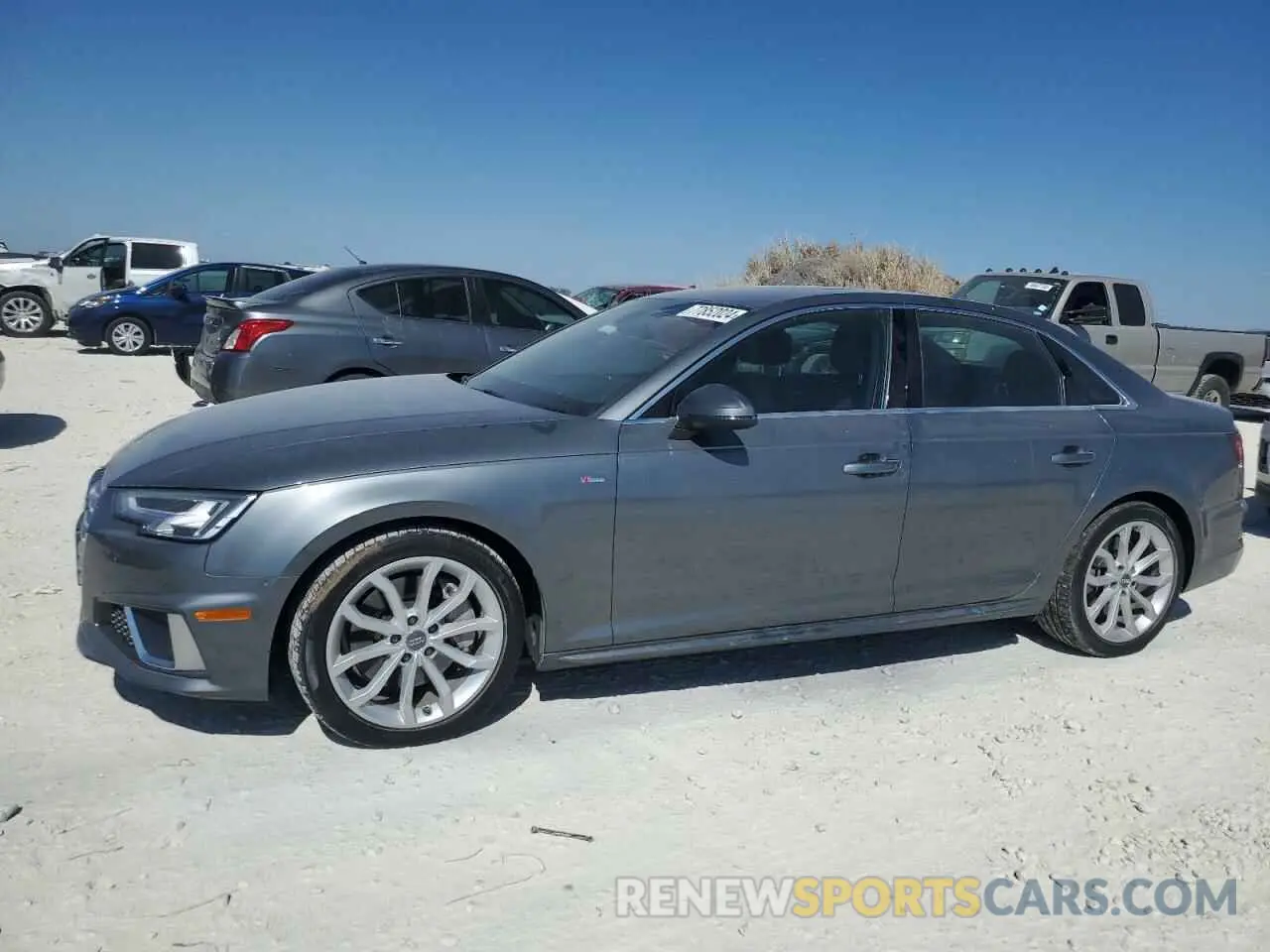1 Photograph of a damaged car WAUENAF47KN006212 AUDI A4 2019
