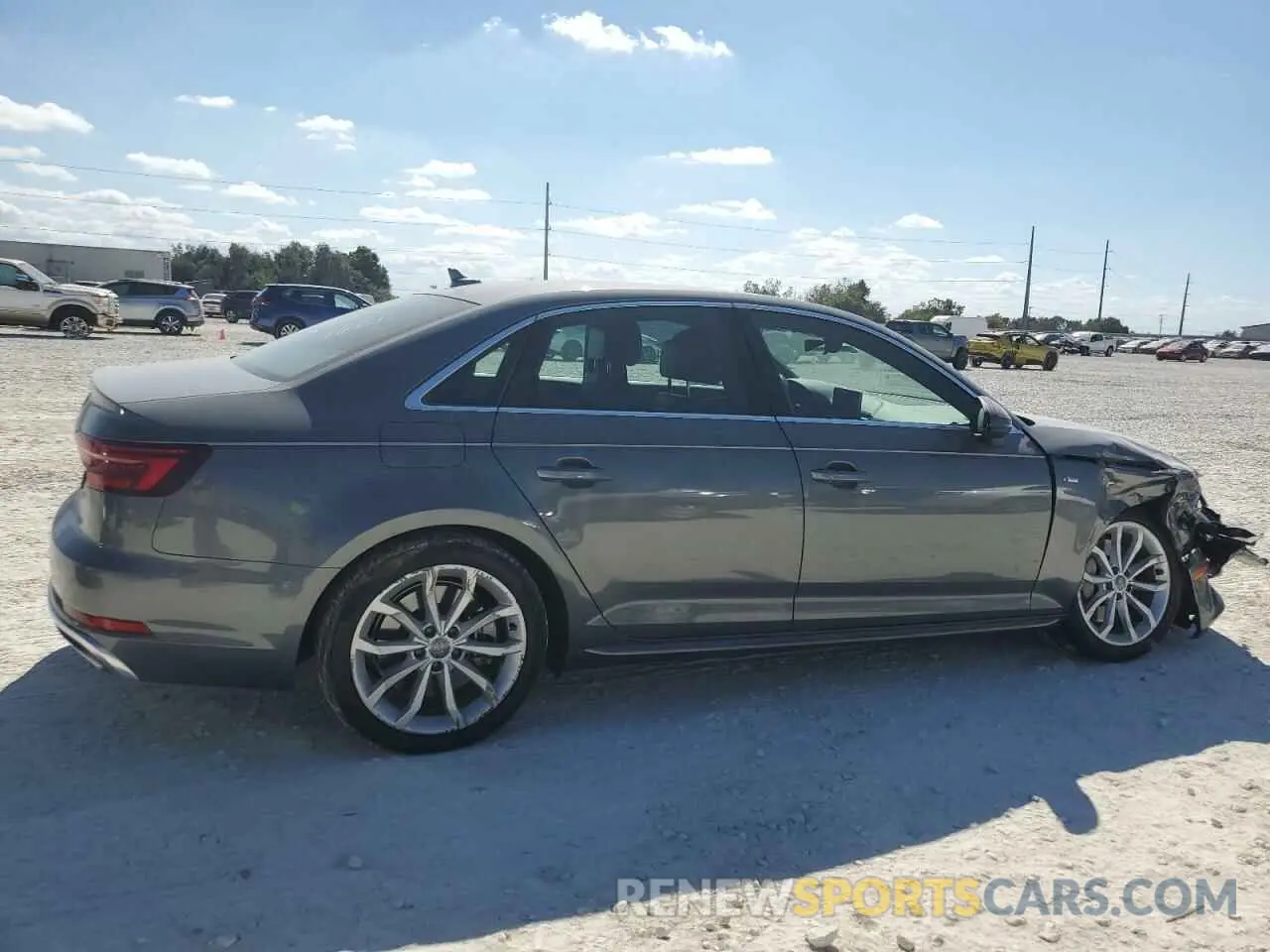 3 Photograph of a damaged car WAUENAF47KN006212 AUDI A4 2019