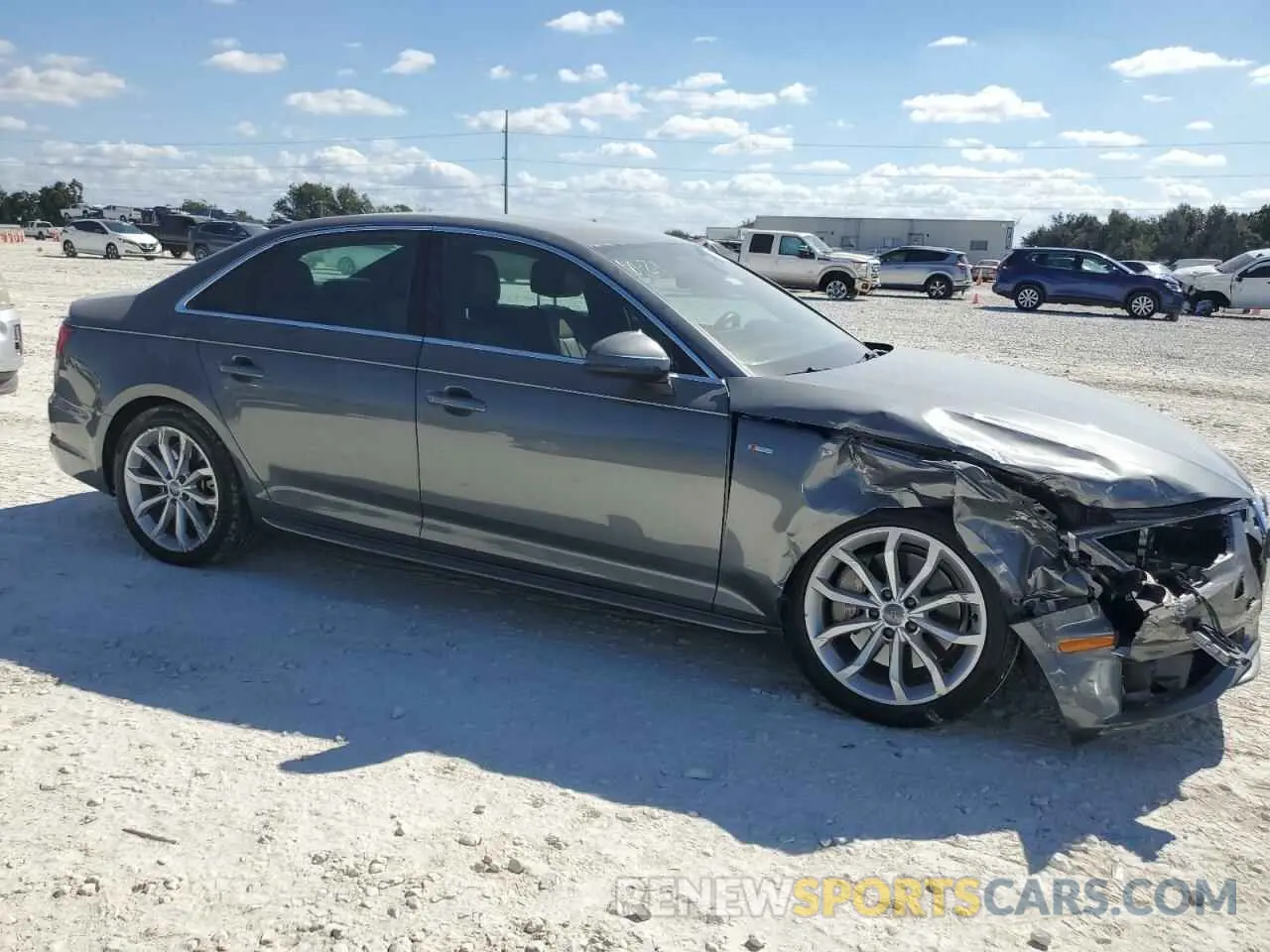 4 Photograph of a damaged car WAUENAF47KN006212 AUDI A4 2019
