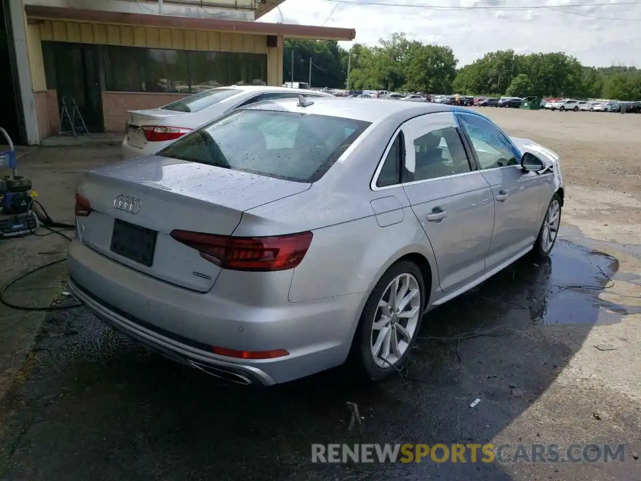 4 Photograph of a damaged car WAUENAF47KN008249 AUDI A4 2019