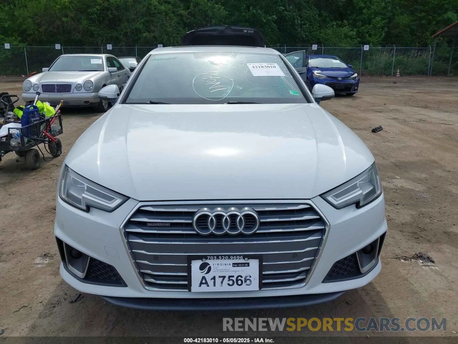 12 Photograph of a damaged car WAUENAF47KN014343 AUDI A4 2019