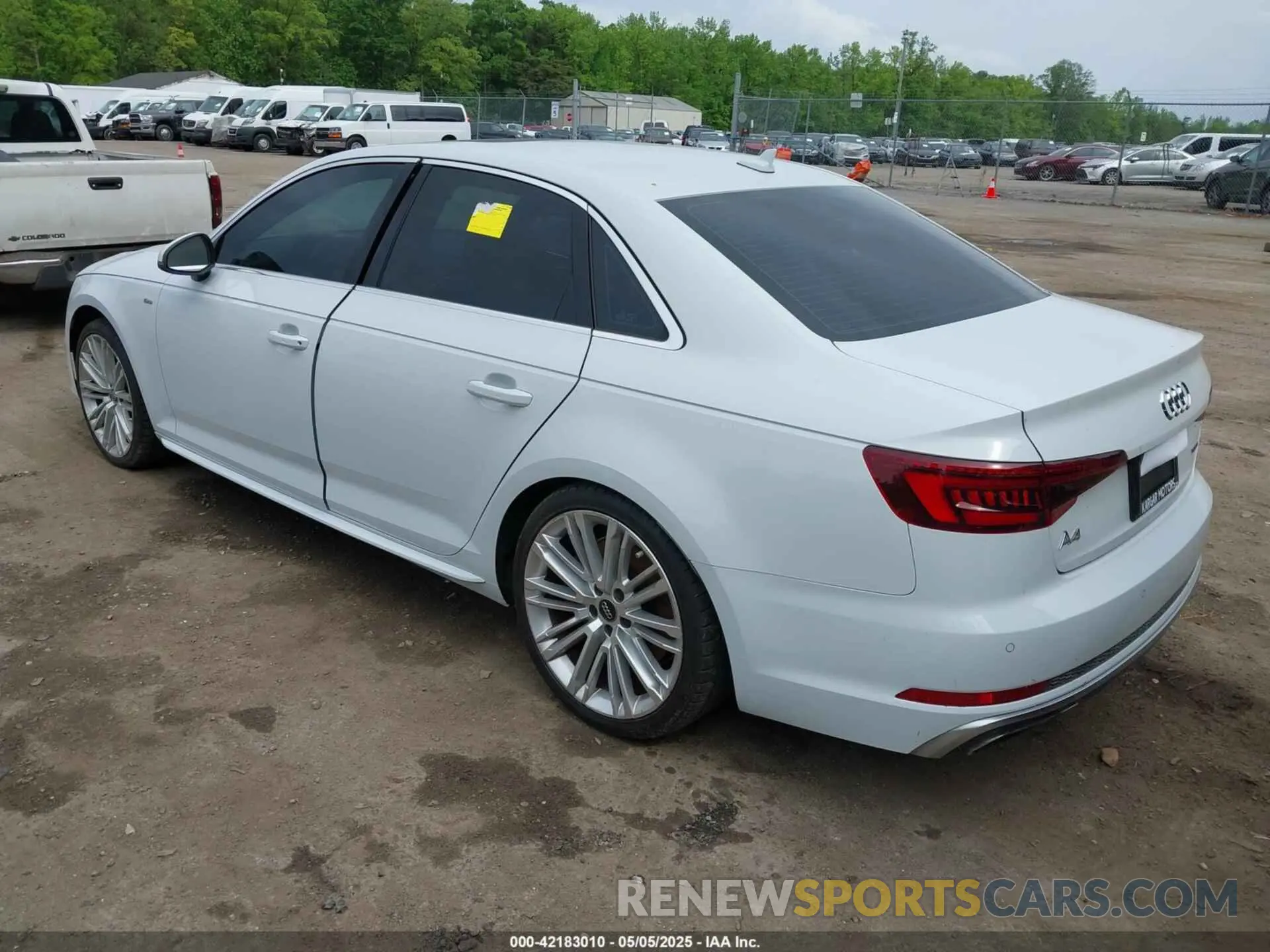 3 Photograph of a damaged car WAUENAF47KN014343 AUDI A4 2019
