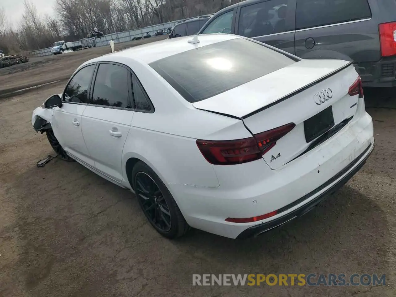 2 Photograph of a damaged car WAUENAF48KA016318 AUDI A4 2019