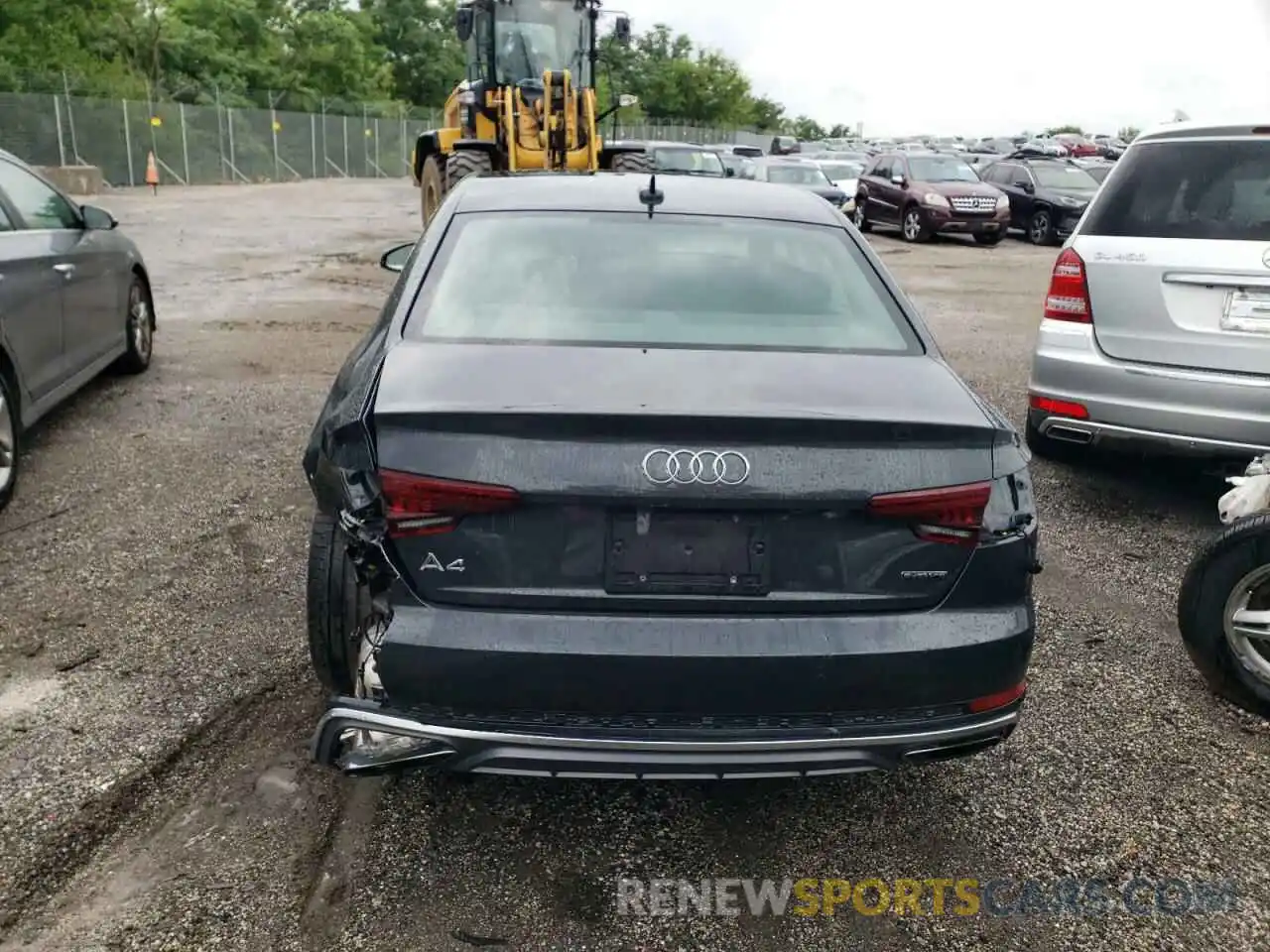 9 Photograph of a damaged car WAUENAF48KA016321 AUDI A4 2019